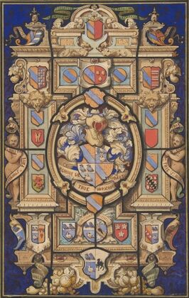 Heraldic designs for the Château Mouchy (Oise)