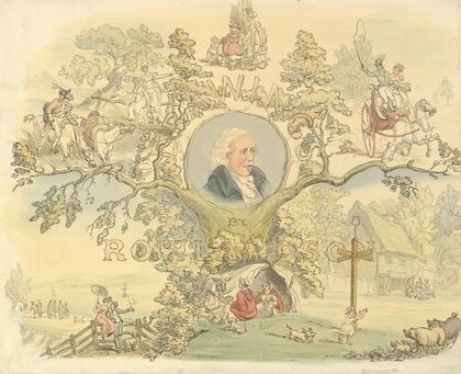 Design for a Titlepage in the Manner of Rowlandson