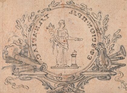 Design for a Vignette; Figure of Abundance