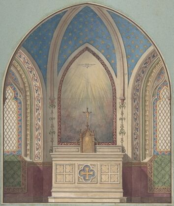 Design for Altar, Saint Clotilde