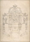 Design for an Alter with Saint Michael and the Dragon