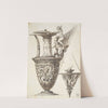 Design for an Elaborate Pitcher and Chandelier by Antonio Basoli