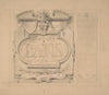 Design for an ornamental plaque for a bath house