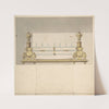 Design for Cast-iron Grate with Green Metal Surround (ca. 1814) by Benjamin Dean Wyatt