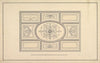 Design for Ceiling at Kirtlington Park, Oxfordshire