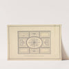 Design for Ceiling at Kirtlington Park, Oxfordshire by John Sanderson