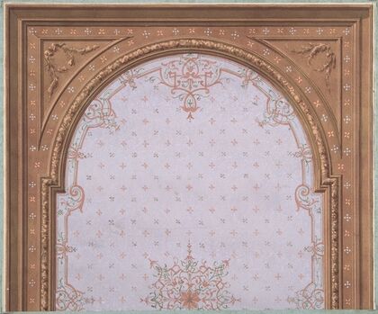 Design for Ceiling, Hôtel Cottier (ca. 1879)