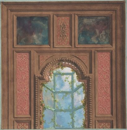 Design for Coffered Ceiling (19th Century)