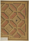 Design for Coffered Ceiling, Mme PaÃ¯va’s Chateau at Neudeck