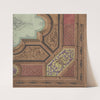 Design for Dining Room Ceiling, Château de Cangé (19th Century) by Jules-Edmond-Charles Lachaise
