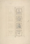 Design for double doors in a house at 18 rue Matignon
