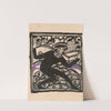 Design for fine art print, 'The Mad Dancer'.] [Original study for woodcut print by Winold Reiss
