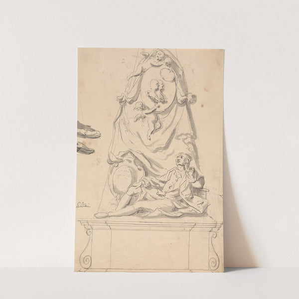 Design for Funerary Monument by John Eckstein