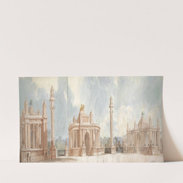 Design for Hyde Park and St. James’ Park Entrance (ca. 1826) by Sir John Soane