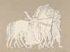 Design for large fireplace white tiles produced in Wedgwood’s factory