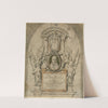 Design for Memorial to Pope Gregory XV by After Alessandro Algardi