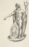 Design for Neptune with an Oval Medallion