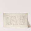 Design for Ornamental Frieze with Shell, Foliage and Satyr’s Head (1805–40) by William Pitts