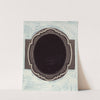 [Design for oval medallion and Ruppert Beer logo, colored black by Winold Reiss