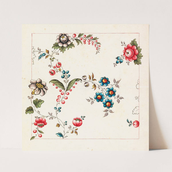 Design for Printed Cotton by Anonymous