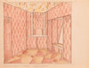Design for small showroom or powder room.] [Interior perspective study