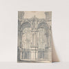 Design for Stage Set. by Giovanni Battista Natali III