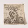 Design for the Base of a Vessel with Three Dolphins (1652–1725) by Giovanni Battista Foggini