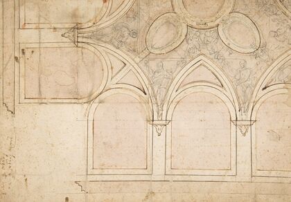 Design for the Ceiling Decoration in Vasari’s House in Arezzo