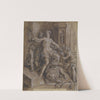 Design for the central section of The Mirror of Virtue by Cornelis Ketel