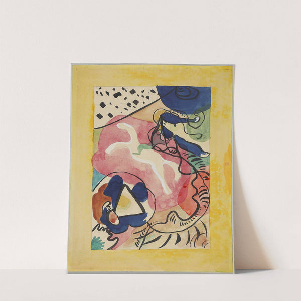 Design for the cover of the almanac &#039;The Blue Rider&#039; IV by Wassily Kandinsky