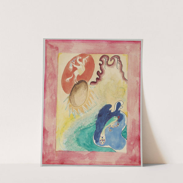 Design for the cover of the almanac &#039;The Blue Rider&#039; VI by Wassily Kandinsky