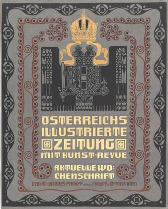 Design for the cover of the Austrian Illustrated Newspaper (Österreichs illustrierte Zeitung)