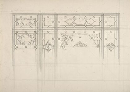 Design for the decoration of a ceiling