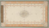 Design for the decoration of a ceiling with filagree borders and a central medallion (1830–97)
