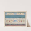 Design for the Decoration of a Cornice and Dado with Neoclassical Motifs by Guiseppe Mannocchi