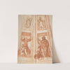 Design for the Decoration of a Cupola with a Prophet, King David and Two Putti by Mattia Preti