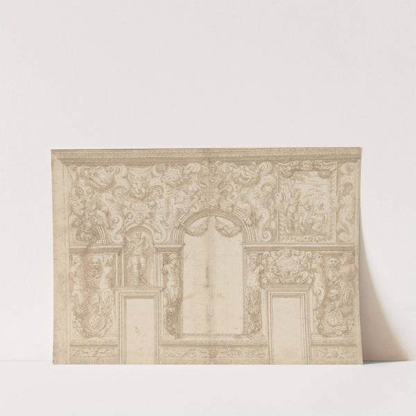 Design for the Decoration of a Palace Wall (Veronese Palazzo) by Circle of Alessandro Vittoria