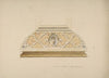 Design for the decoration of the stairway in the Chateau d’Ognon of M. deMachy (Oise, France)