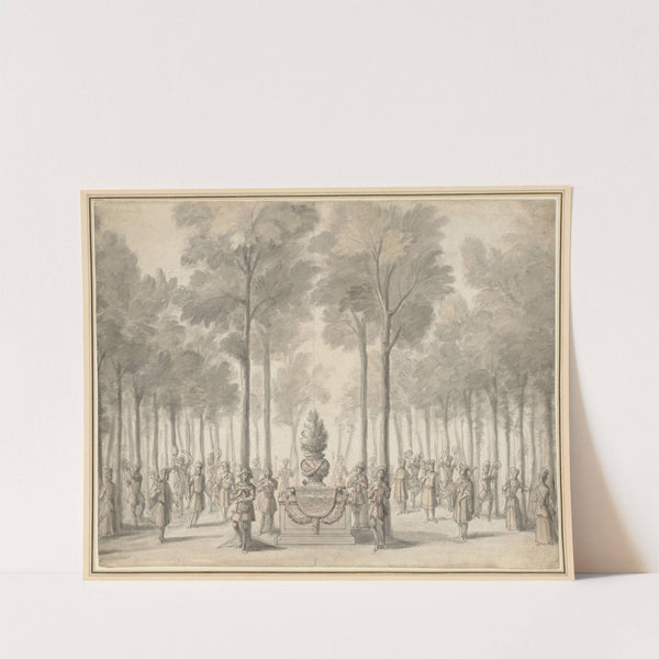 Design for the Divertissement from ‘La Pastorale’ (First Entrée of the opera-ballet ‘Les Muses’ by Danchet and Campra) (1703) by Jean Bérain