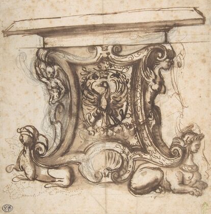 Design for the End Pier of a Table