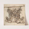 Design for the End Pier of a Table (1537–91) by Giovanni Battista Naldini