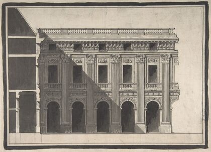 Design for the Garden Façade of the Palais Royal