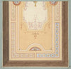 Design for the painted decoration of a ceiling in with strapwork and rinceaux (1830–97)