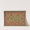 Design for the painted decoration of a coffered ceiling incorporating the initial; H by Jules-Edmond-Charles Lachaise
