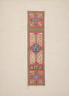 Design for the painted decoration of a wall of ceiling panel monogrammed ‘CA’