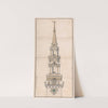 Design for the Spire of the Church of Our Lady in Copenhagen by Vincents Lerche