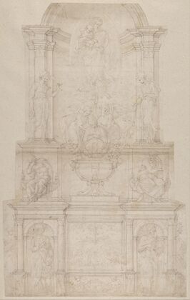 Design for the Tomb of Pope Julius II della Rovere