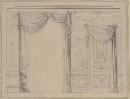 Design for Wall Treatment with Window and Door