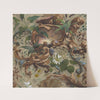 Design for wallpaper featuring shells, waterlilies, and cattails (1830–97) by Jules-Edmond-Charles Lachaise