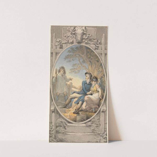 Design in Color for a Bookplate by Edward Francis Burney